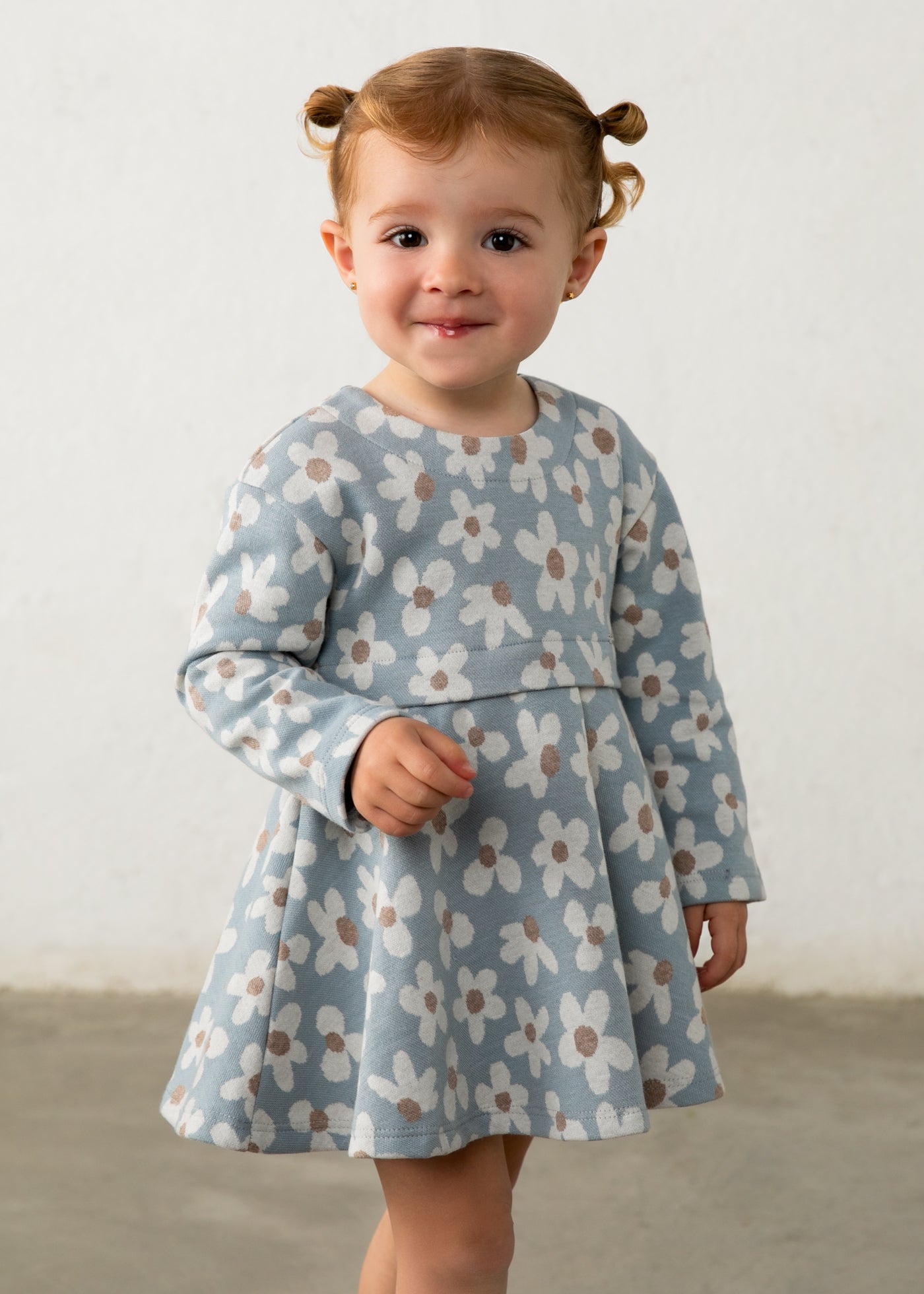 Vestido punto jacquard Colibrí Mayoral para niña 02905-085