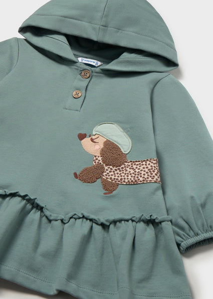 Vestido con capucha Lagoon Mayoral para niña 02937-094 - vista 5