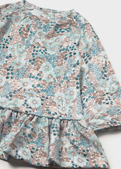 Vestido bambula estampado Lagoon Mayoral para niña 02940-017 - vista 3