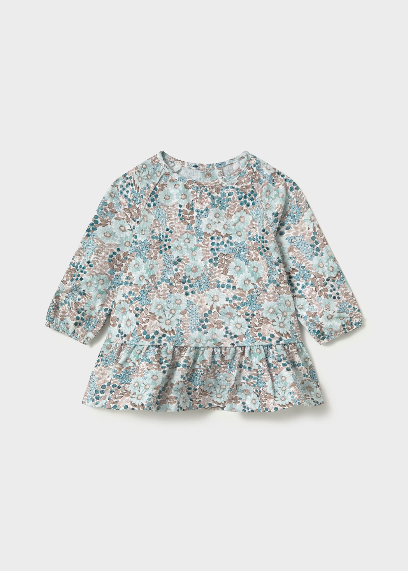 Vestido bambula estampado Lagoon Mayoral para niña 02940-017