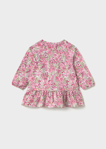 Vestido bambula estampado Pétalo Mayoral para niña 02940-018 - vista 2