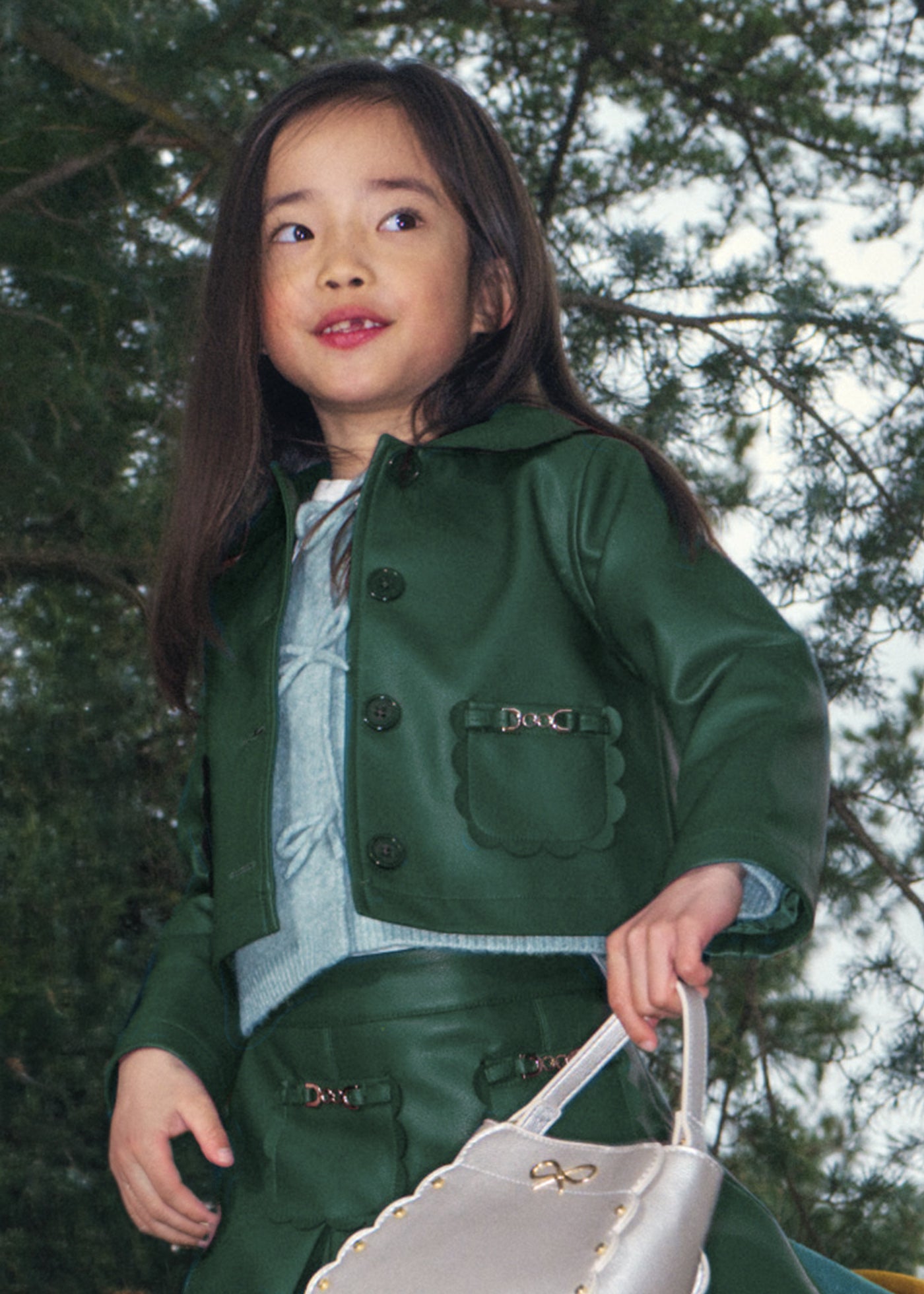 Chaqueta pu Botella Mayoral para niña 04410-025