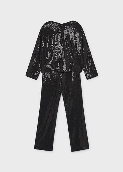 Conj. pantalon lentejuelas Negro Mayoral para niña 04528-086 - vista 2