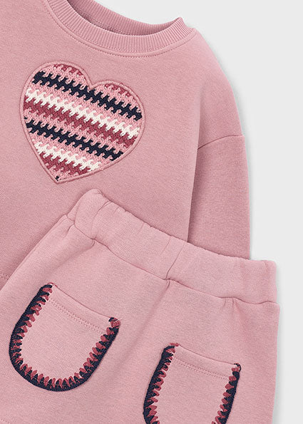 Conj. falda felpa Rosa pastel Mayoral para niña 04932-053 - vista 3