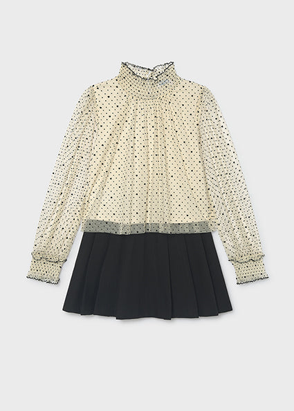 Conj. falda plumeti Negro Mayoral para niña 07946-006 - vista 4