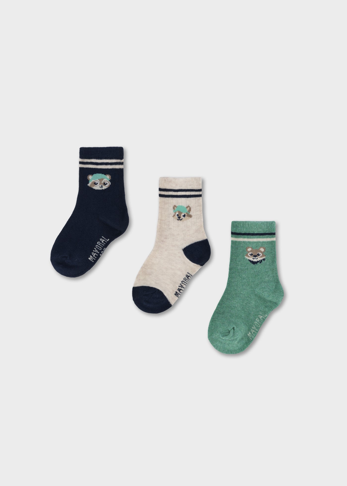 Set calcetines franjas Acacia Mayoral para niña 10249-088