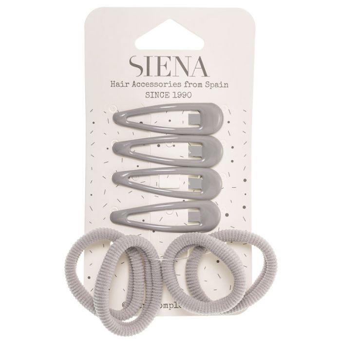 Pack 4 clips + 4 coleteros color Blanco Siena - La boutique de AyA