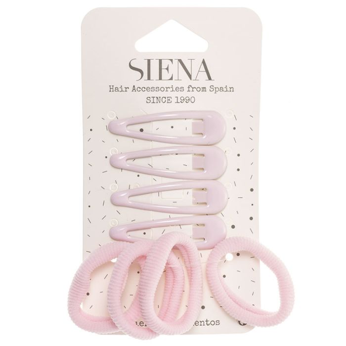 Pack 4 clips + 4 coleteros color Blanco Siena - La boutique de AyA