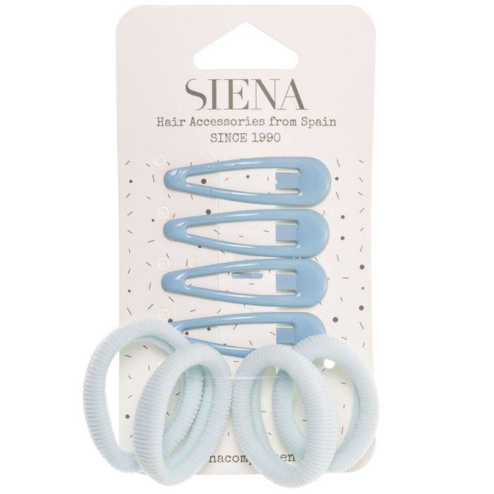 Pack 4 clips + 4 coleteros color Blanco Siena - La boutique de AyA