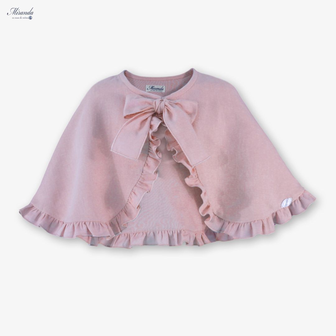 Capa Infantil Miranda Rosa – Complemento de Ceremonia para Niña | La Boutique de AyA 206