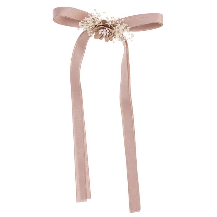 Lazada cintas Lulú tocado floral clip pelo rosa francia 209106529rf