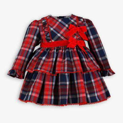 Vestido bebe niña rojo Miranda 0158 - La boutique de AyA Miranda