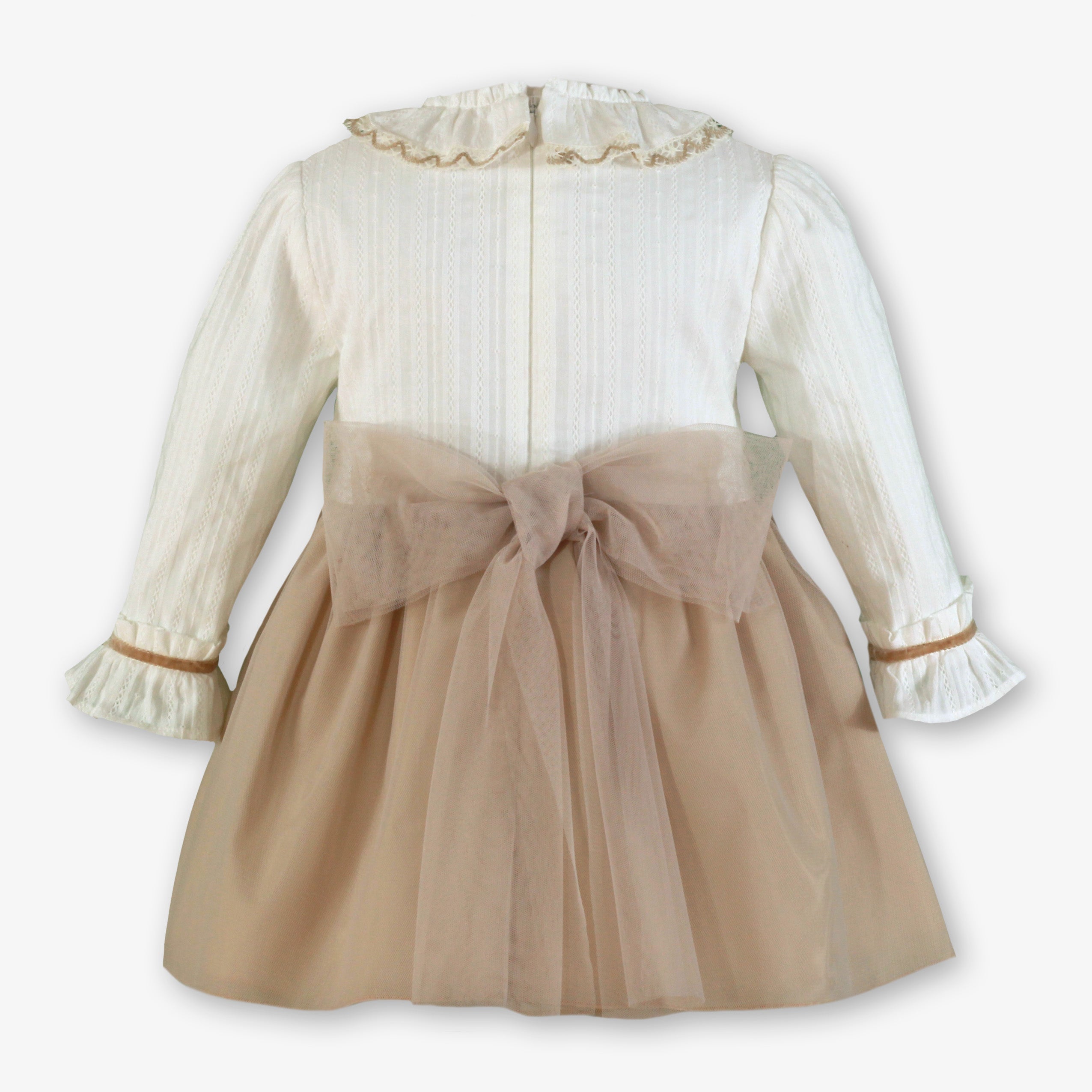 Vestido Niña infantil Beig tostado 0220 Miranda