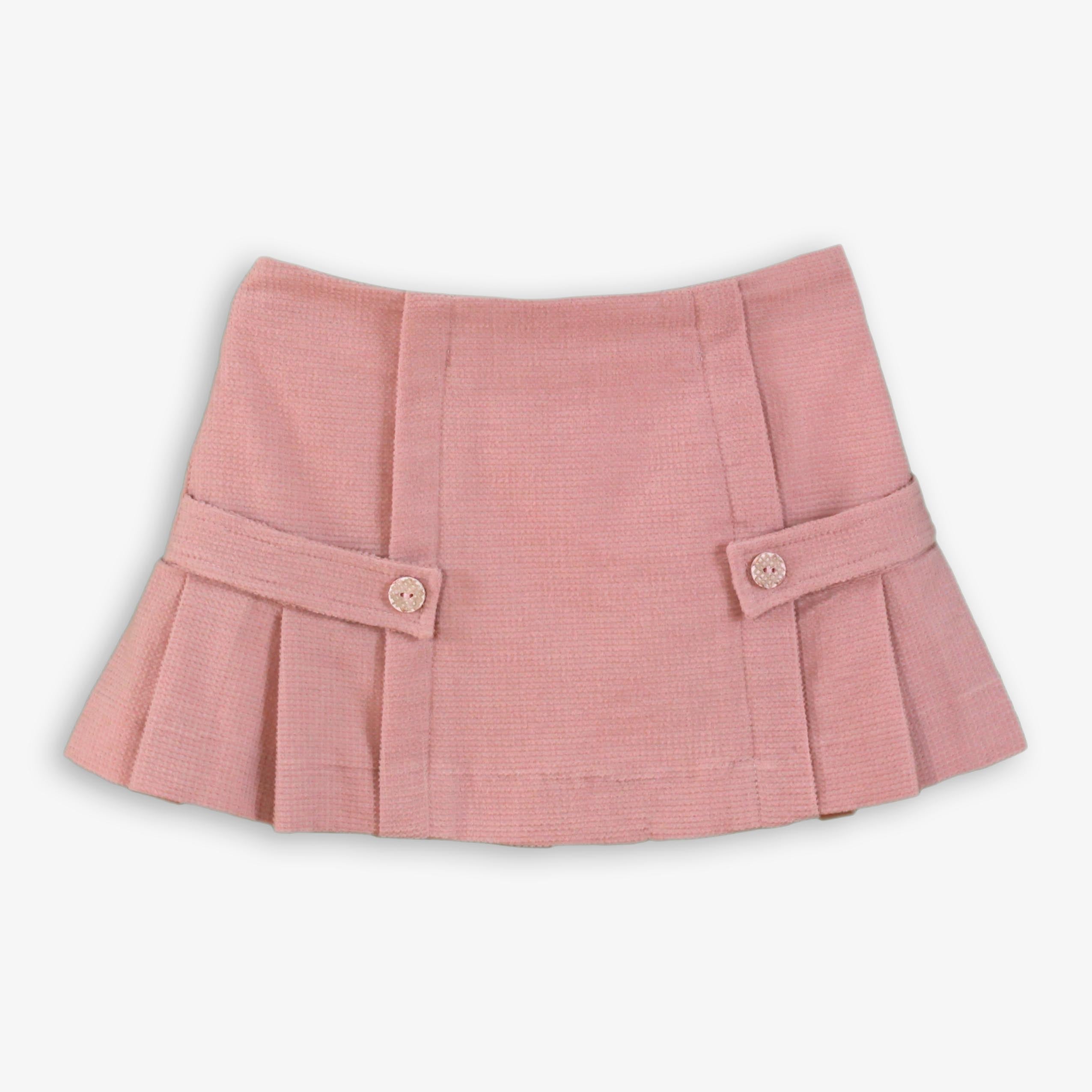 Conjunto falda infantil niña rosa palo Miranda 0225