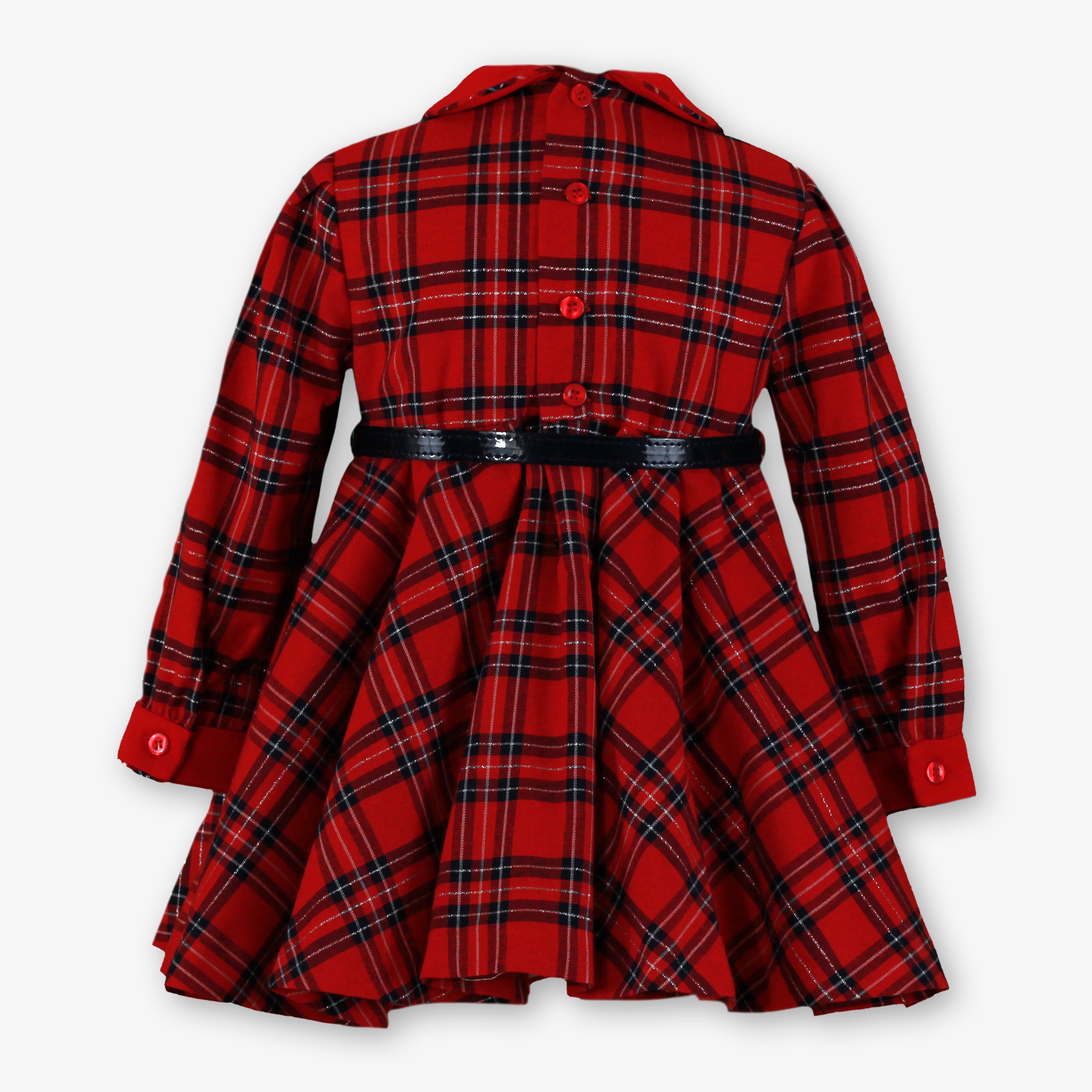 Vestido infantil niña rojo Miranda 0232