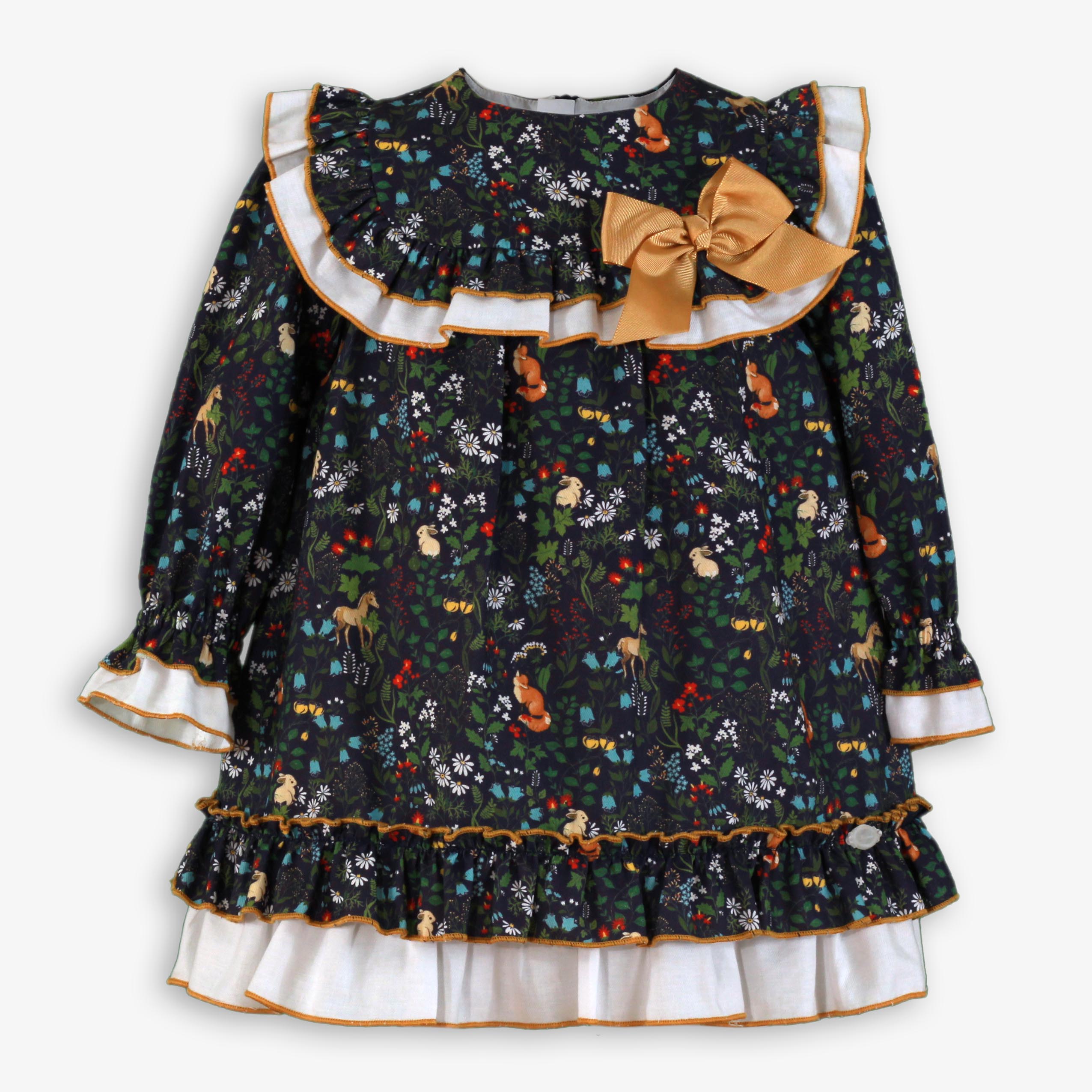 Vestido niña infantil Marino 0240 Miranda