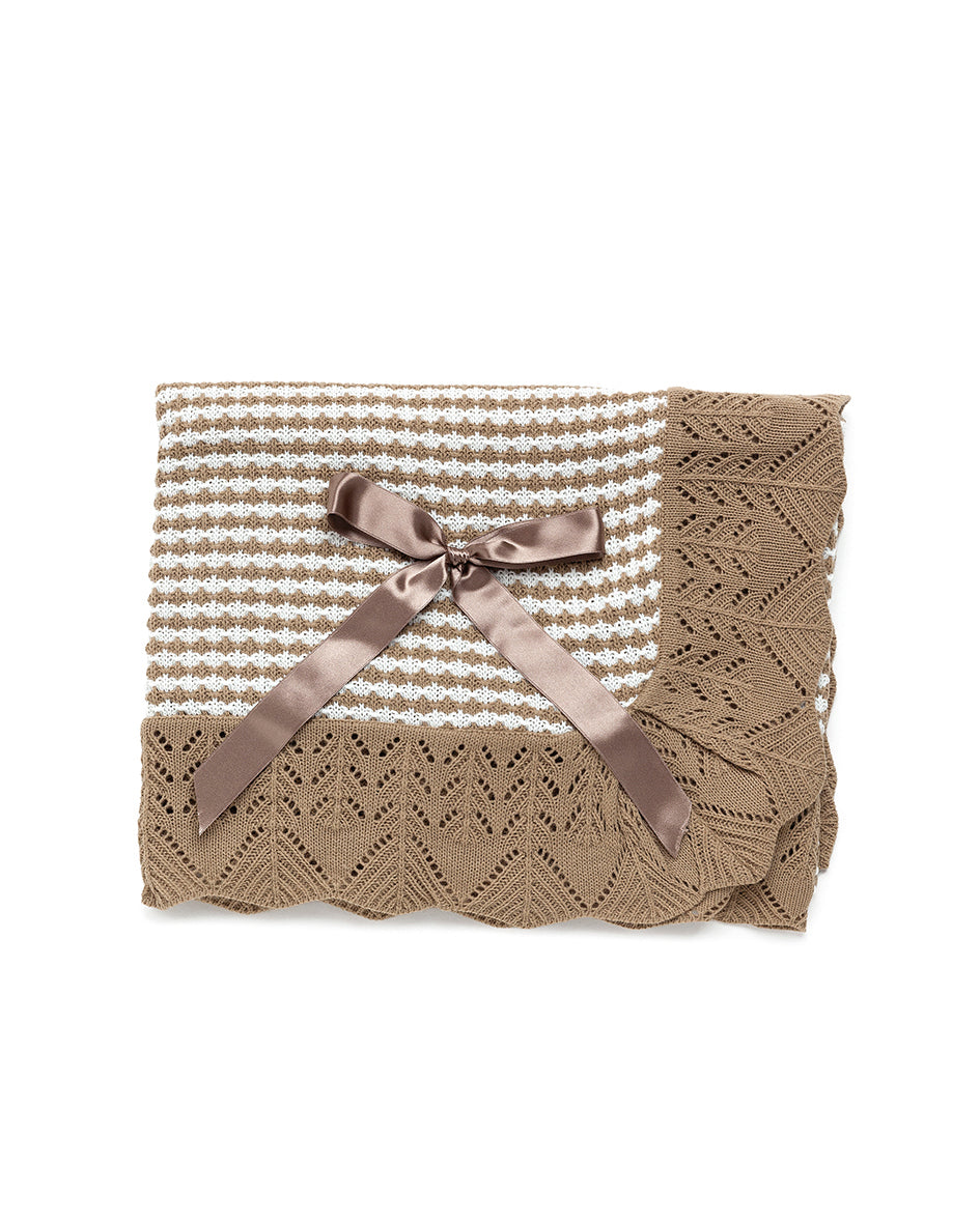 Chal rayado lazo tostado Juliana 24521