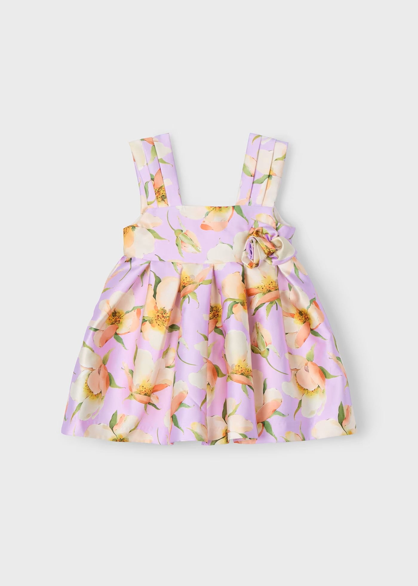 Vestido bebe mikado estampado 05056-007