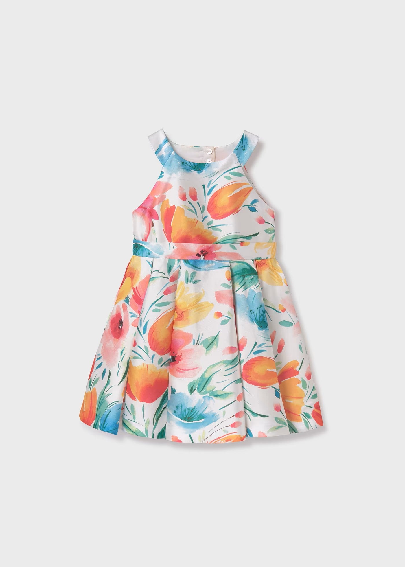 Vestido mikado estampado Abel Y Lula 05097