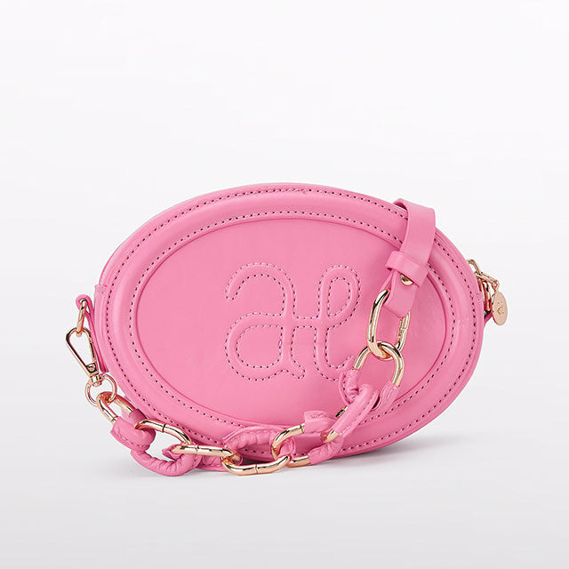 Bolso logo cadena fucsia Abel y Lula 5457