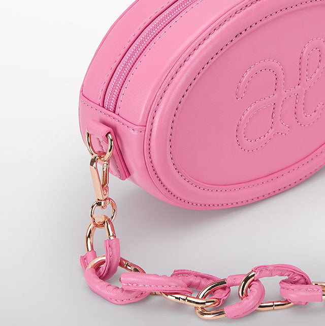 Bolso logo cadena fucsia Abel y Lula 5457