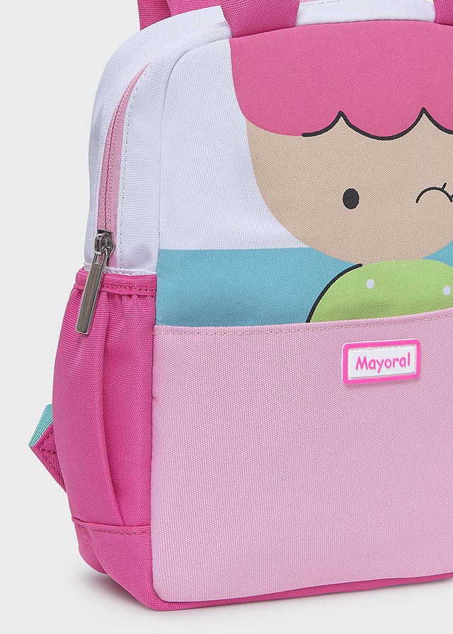 Mochila guardería muñeca rosa mayoral 9895