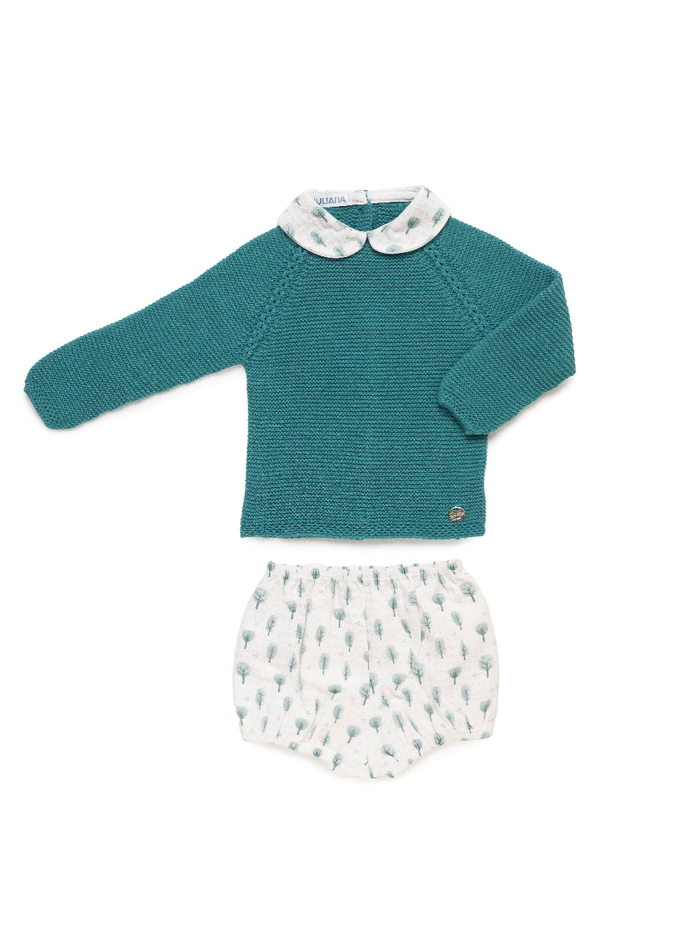 Conjunto Pantalón Árboles verde báltico JULIANA" 25587