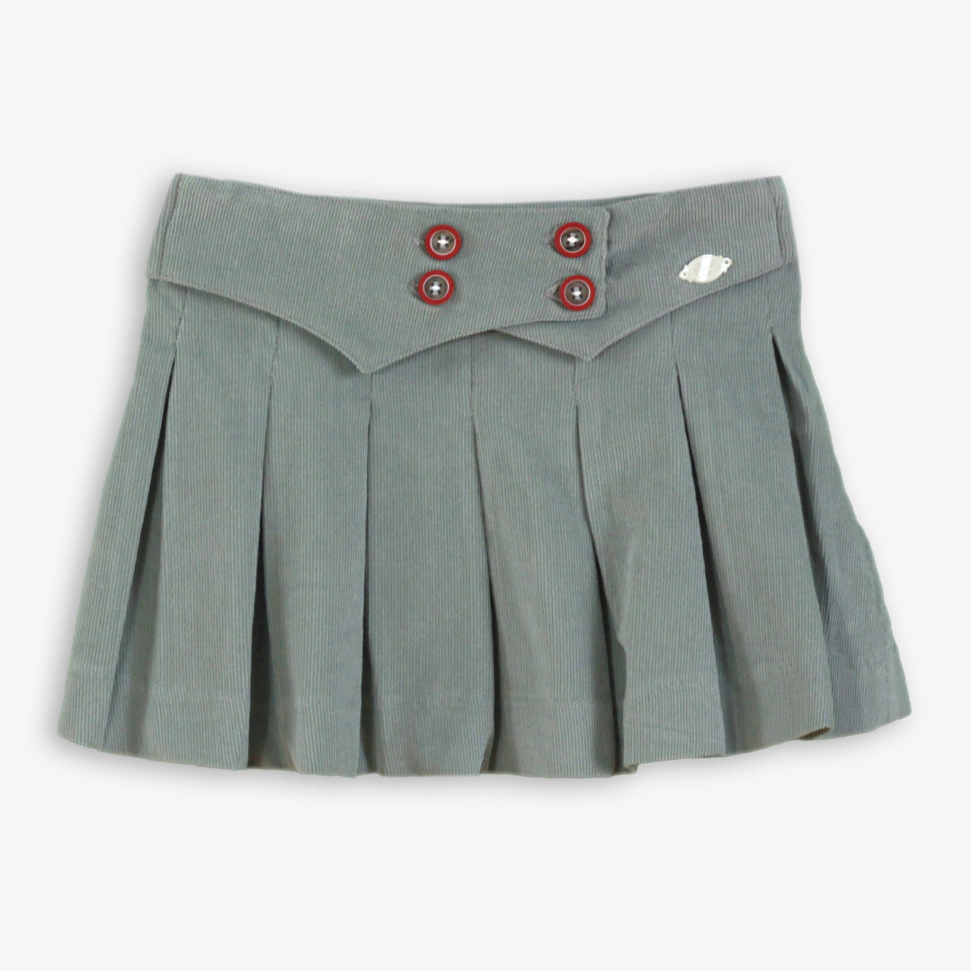 Conjunto blusa y falda estampado verde agua MIRANDA 0255