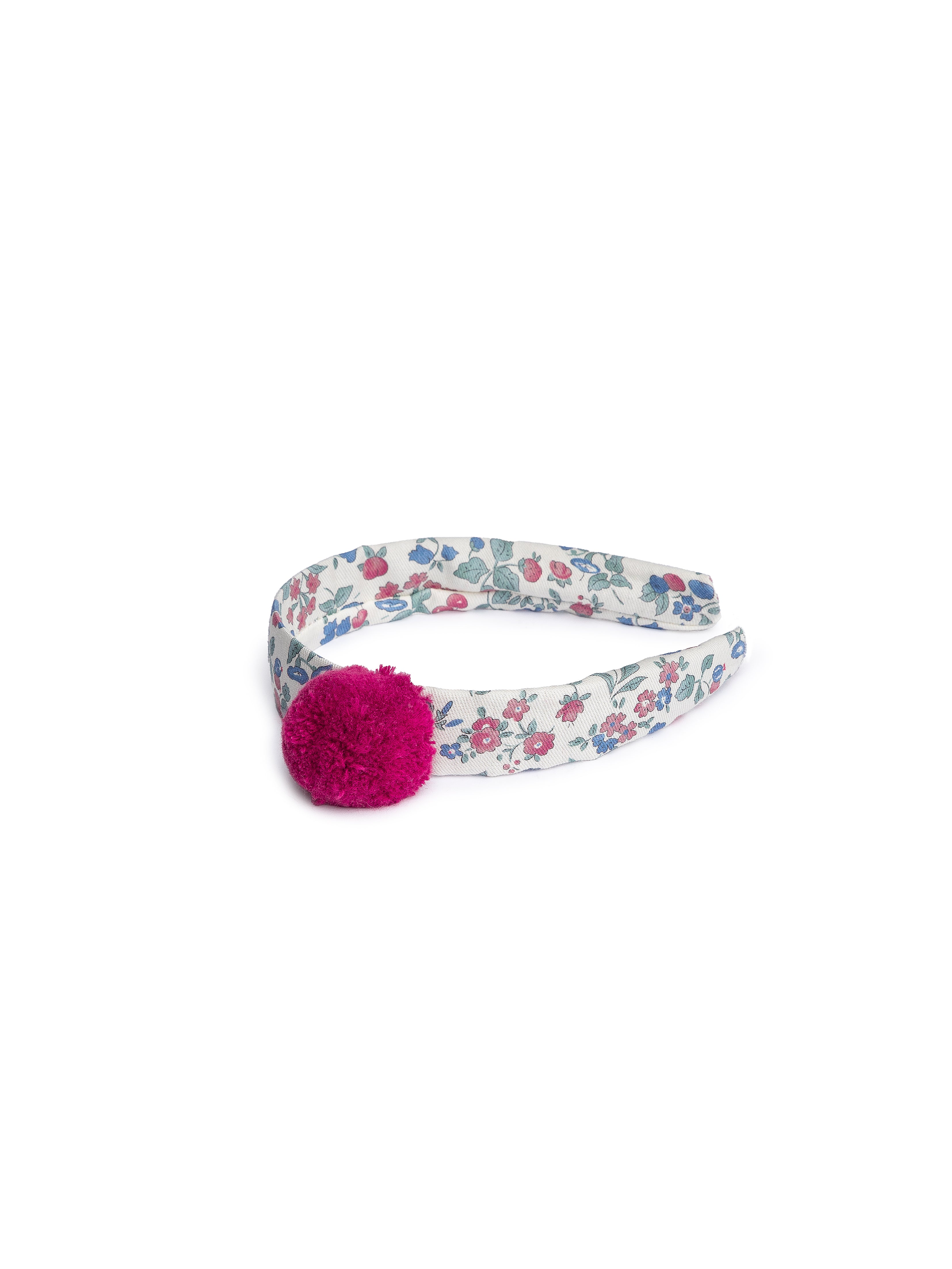 Diadema flores pompon fucsia JULIANA 25739