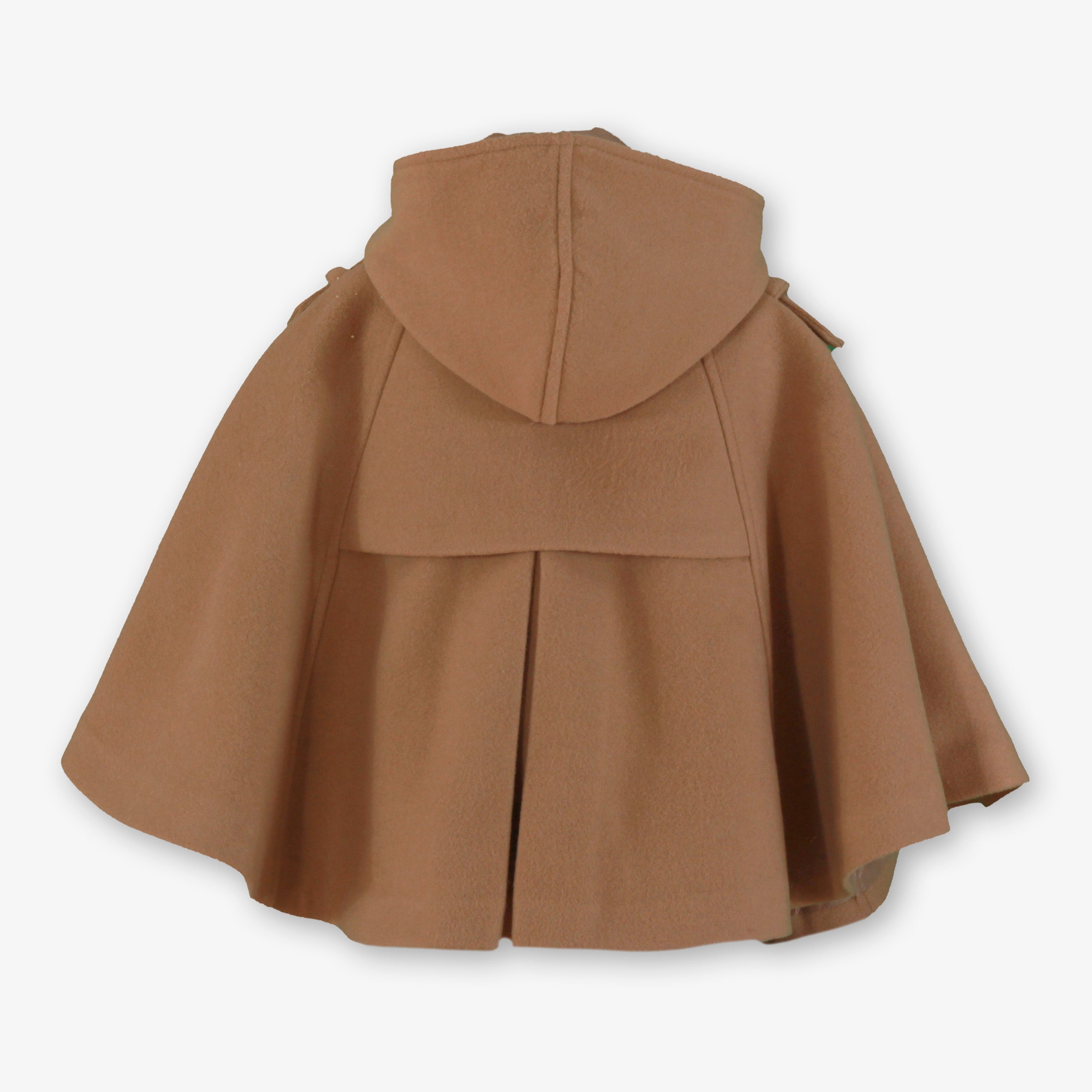 Capa infantil paño niña camel Miranda 0258