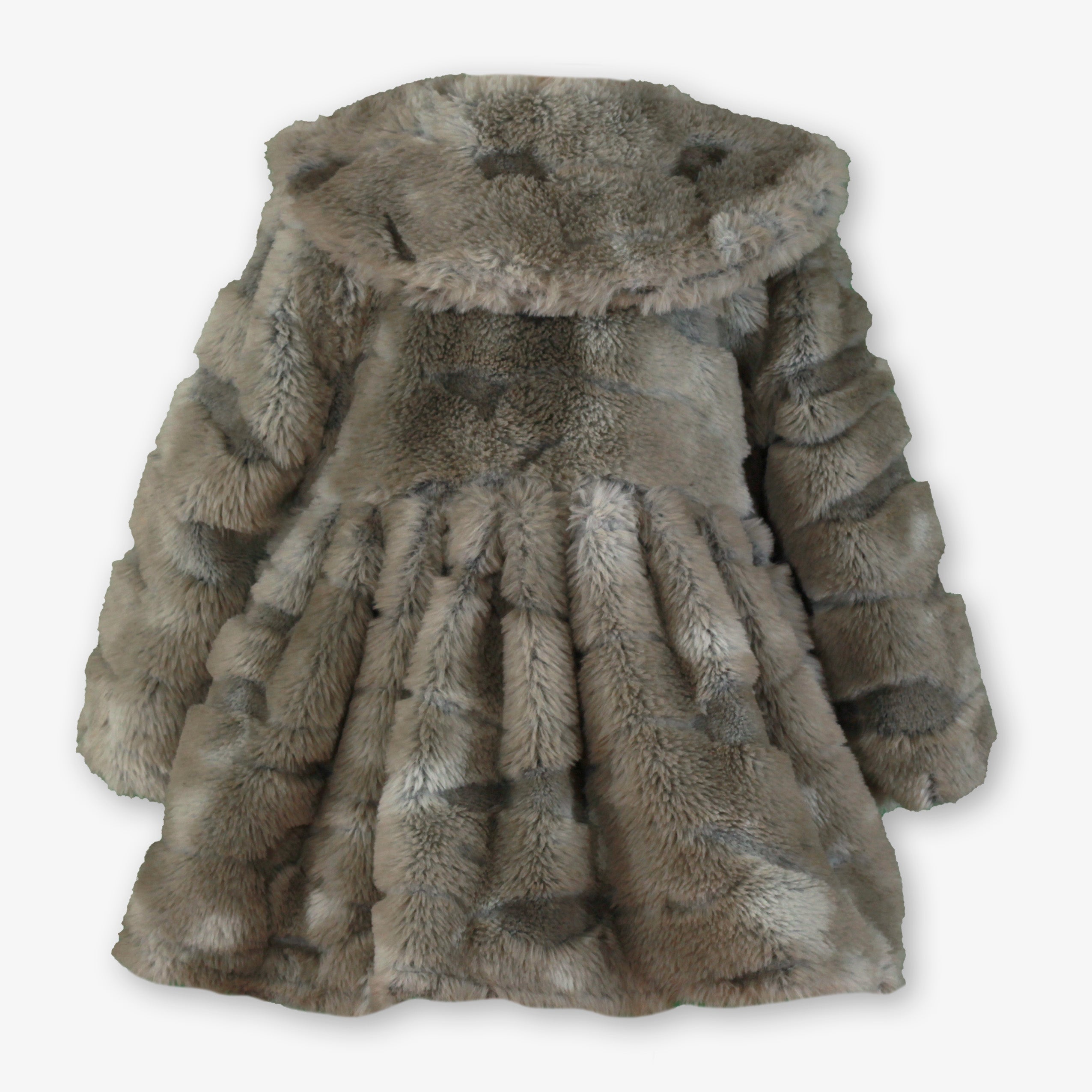 Abrigo infantil niña gris Miranda 0259