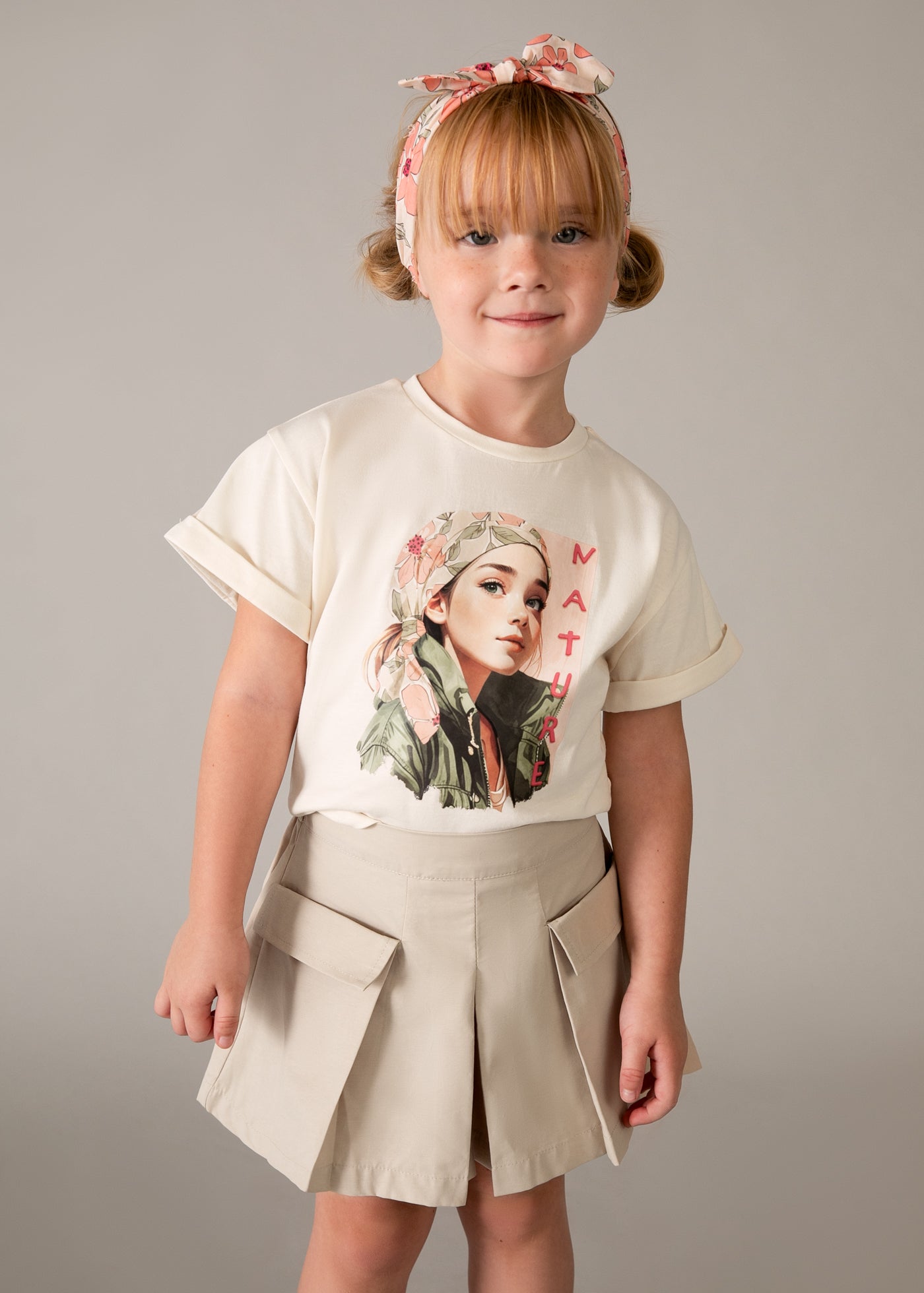 Conjunto camiseta falda pantalon 03010-093