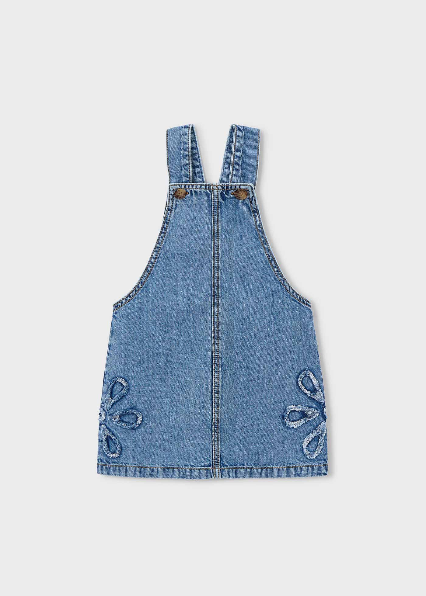 Falda peto denim fluido niña Mayoral 03910