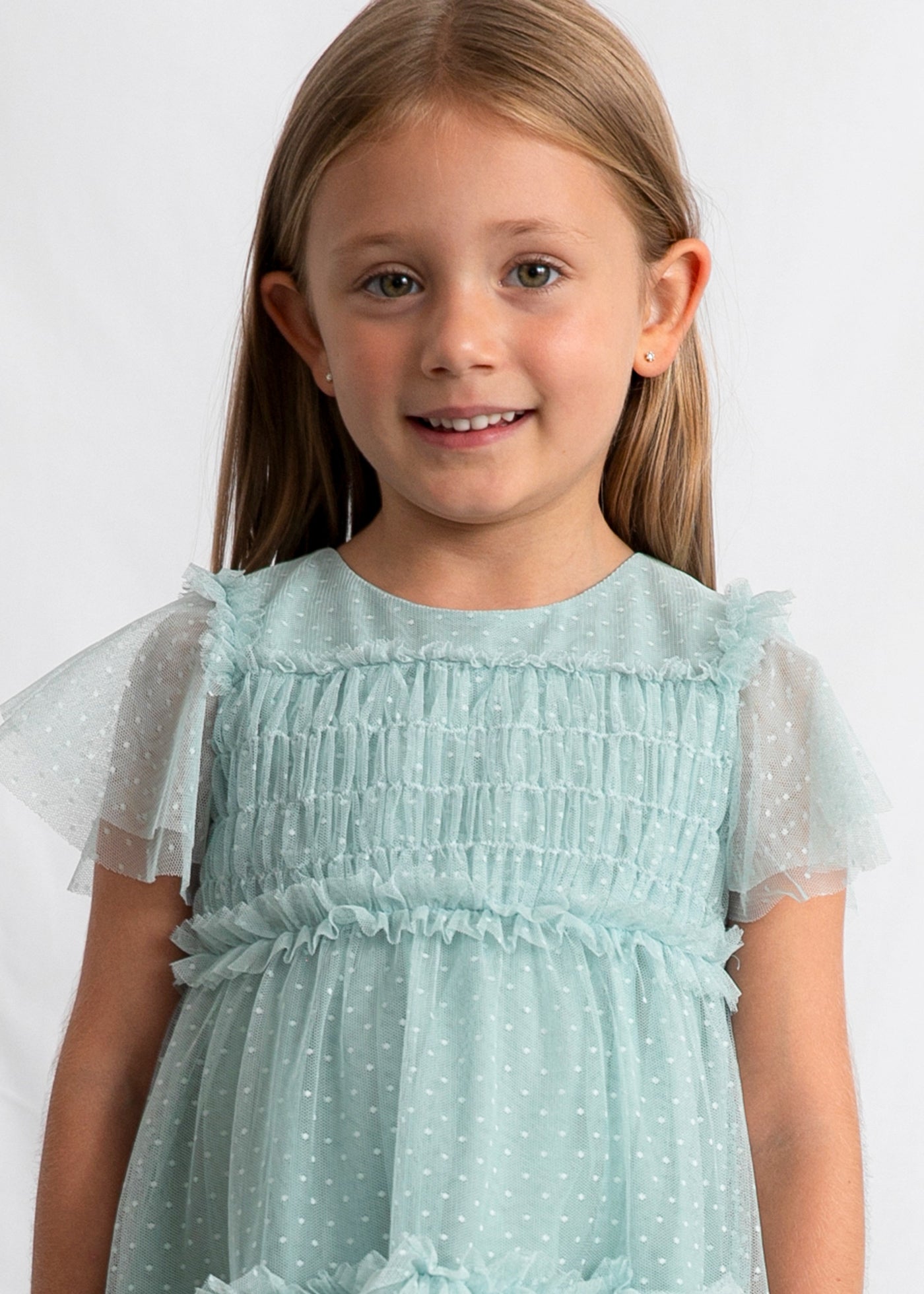 Vestido tul plumeti 03917-080