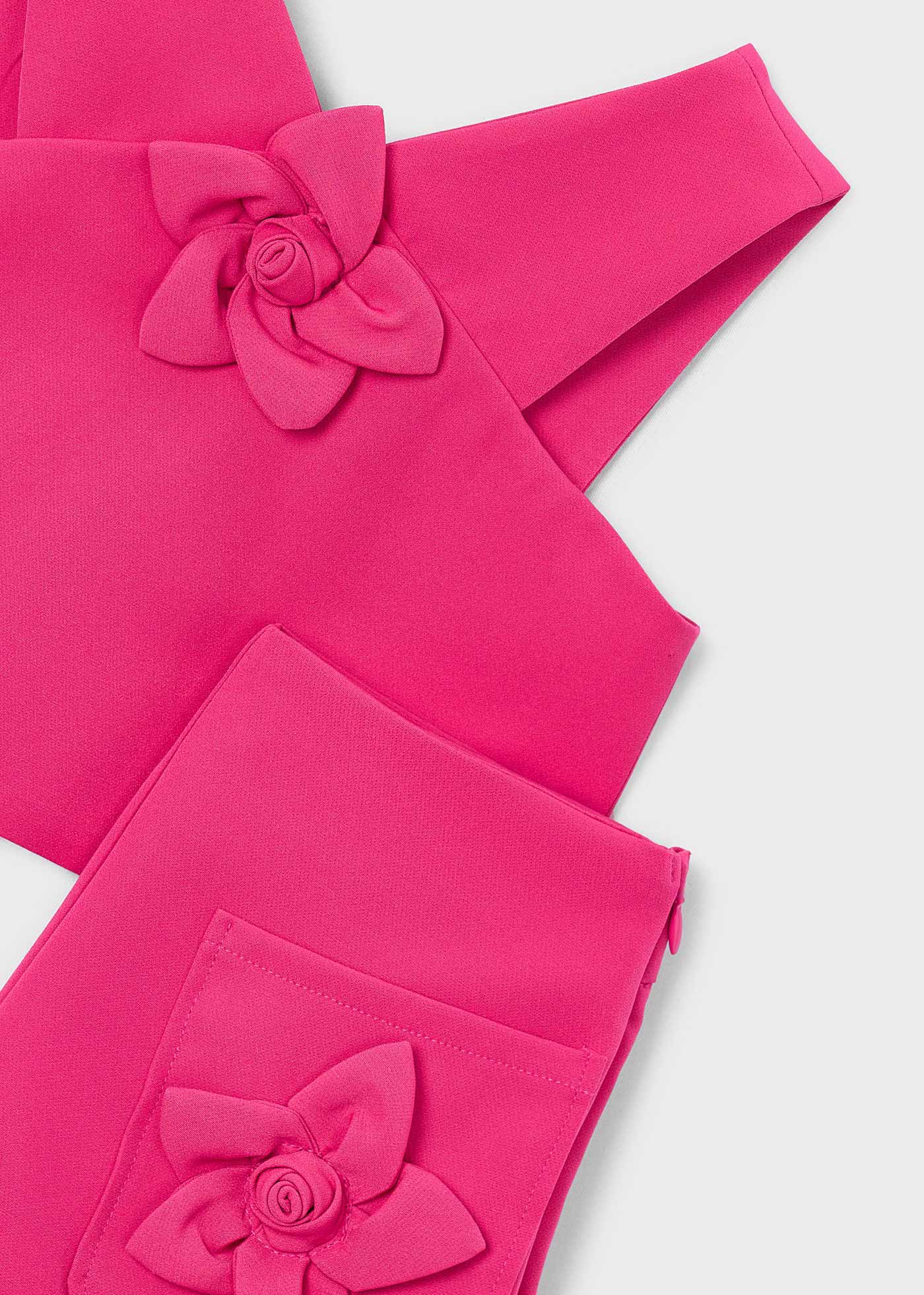 Conj. bermuda crepe flores 03948-094