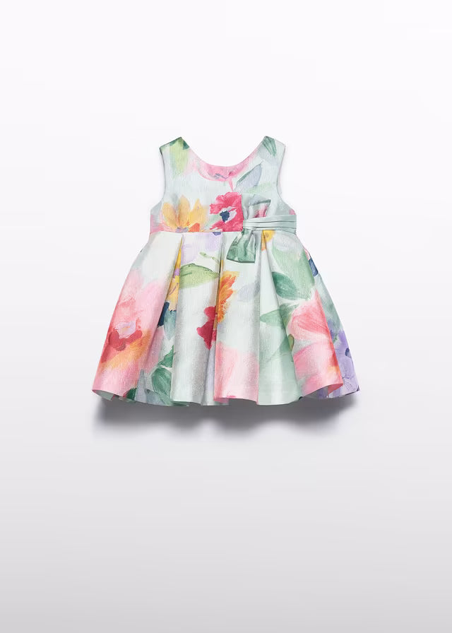 Vestido Bebé Niña Floral Abel & Lula Color Chicle 05017