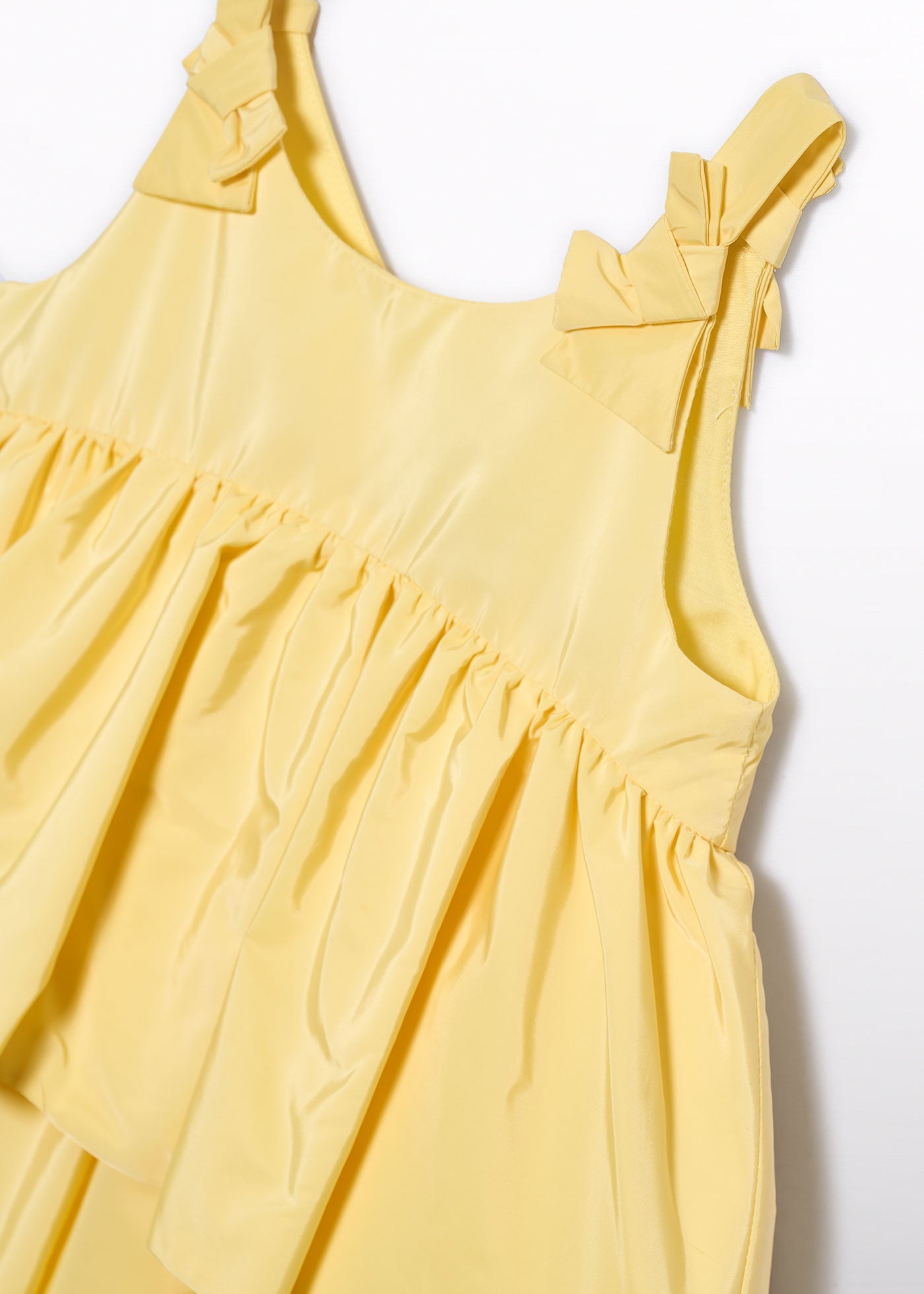 Vestido de Ceremonia Abel & Lula Amarillo Pastel 05041| Colección Primavera-Verano