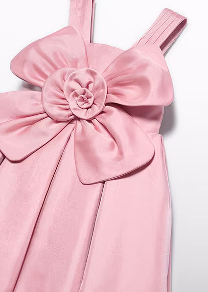 Vestido Flor Organza Rosa Abel & Lula para Niña 05049