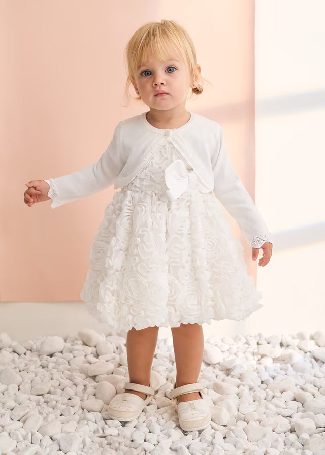 Bolero Tricot Bebé Abel & Lula Color Nata 05301