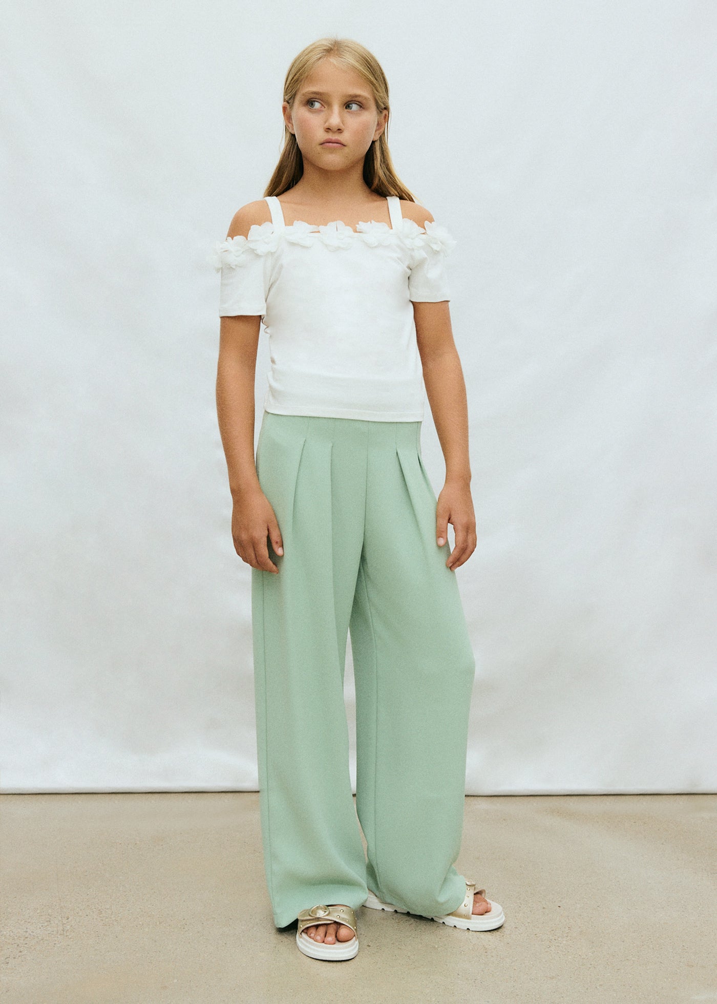 Conjunto pantalón y camisa niña Mayoral 06548