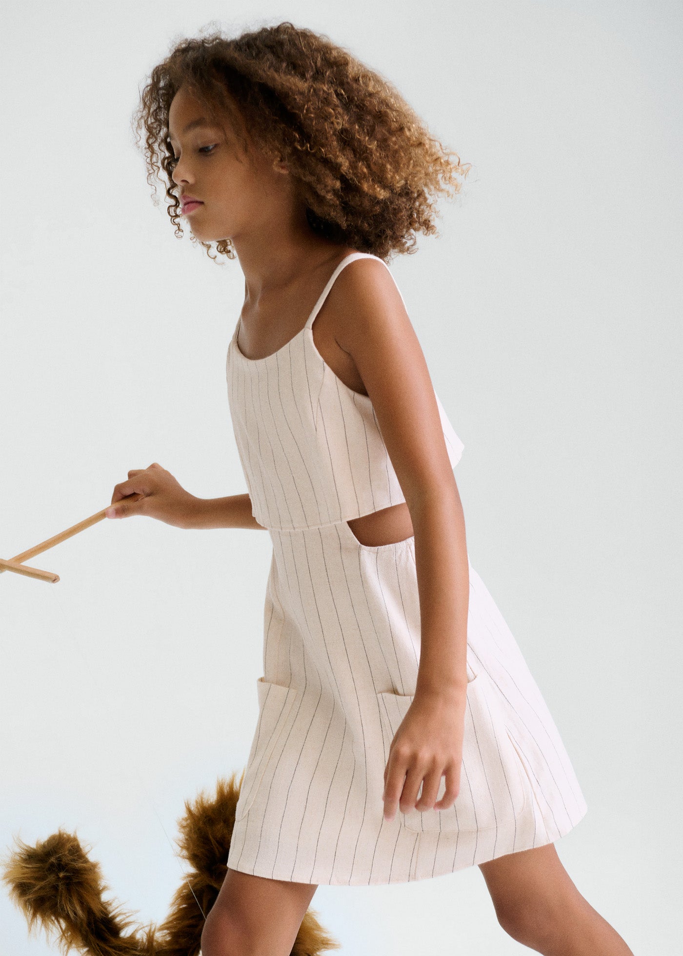 Mono corto lino niña Mayoral 06874