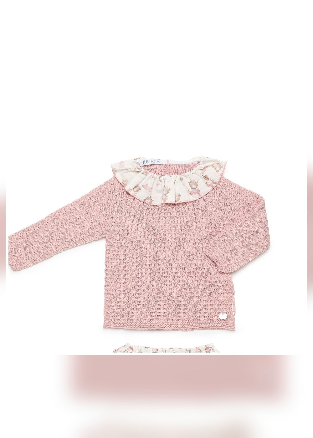 Conjunto bebé niña rosa empolvado muñecas Juliana 26606 - detalle principal - referencia 26606