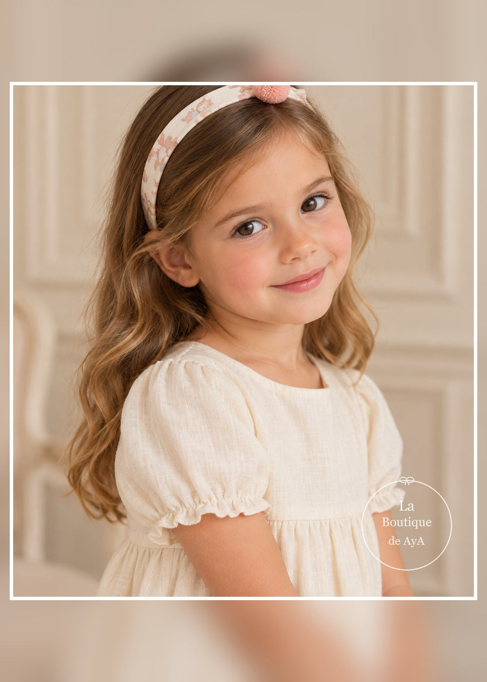 Diadema niña rosa empolvado muñecas Juliana 26742 - vista principal - referencia 26742