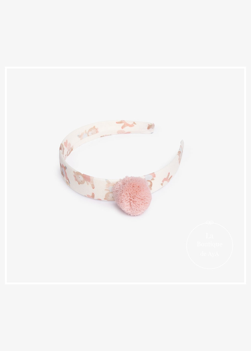 Diadema niña rosa empolvado muñecas Juliana 26742 - detalle principal - referencia 26742