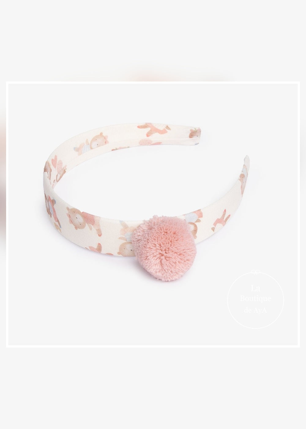 Diadema niña rosa empolvado muñecas Juliana 26742 - detalle secundario - referencia 26742