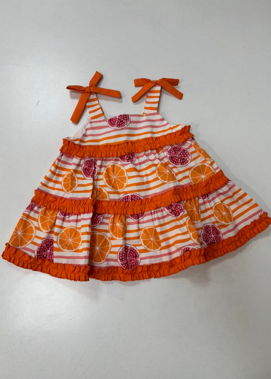 Vestido bebe mandarina Miranda 0503