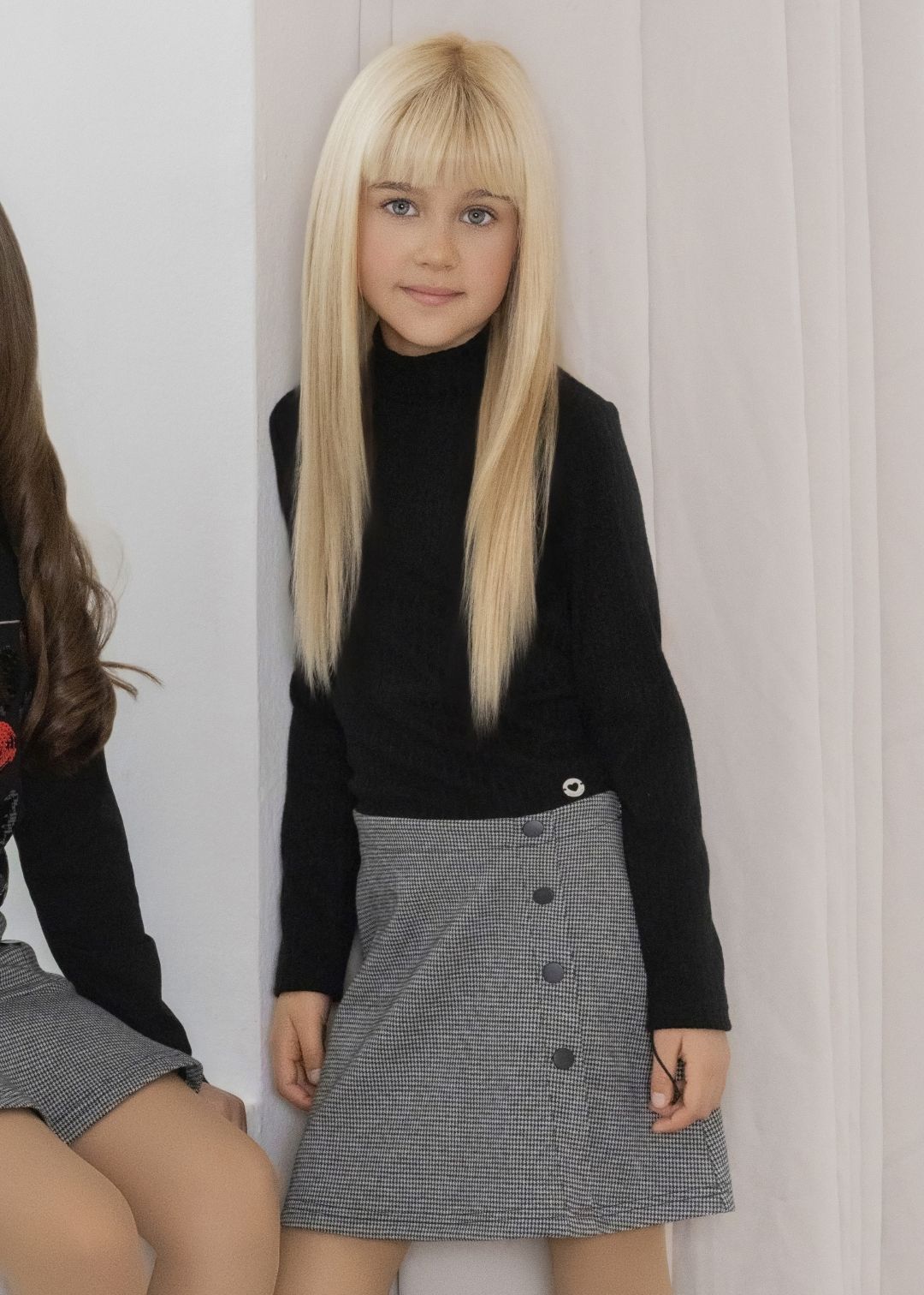 Vestido niña infantil negro miranda 0314
