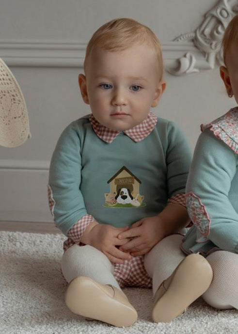 Conjunto bebe niño perrito Miranda 0037 - La boutique de AyA Miranda