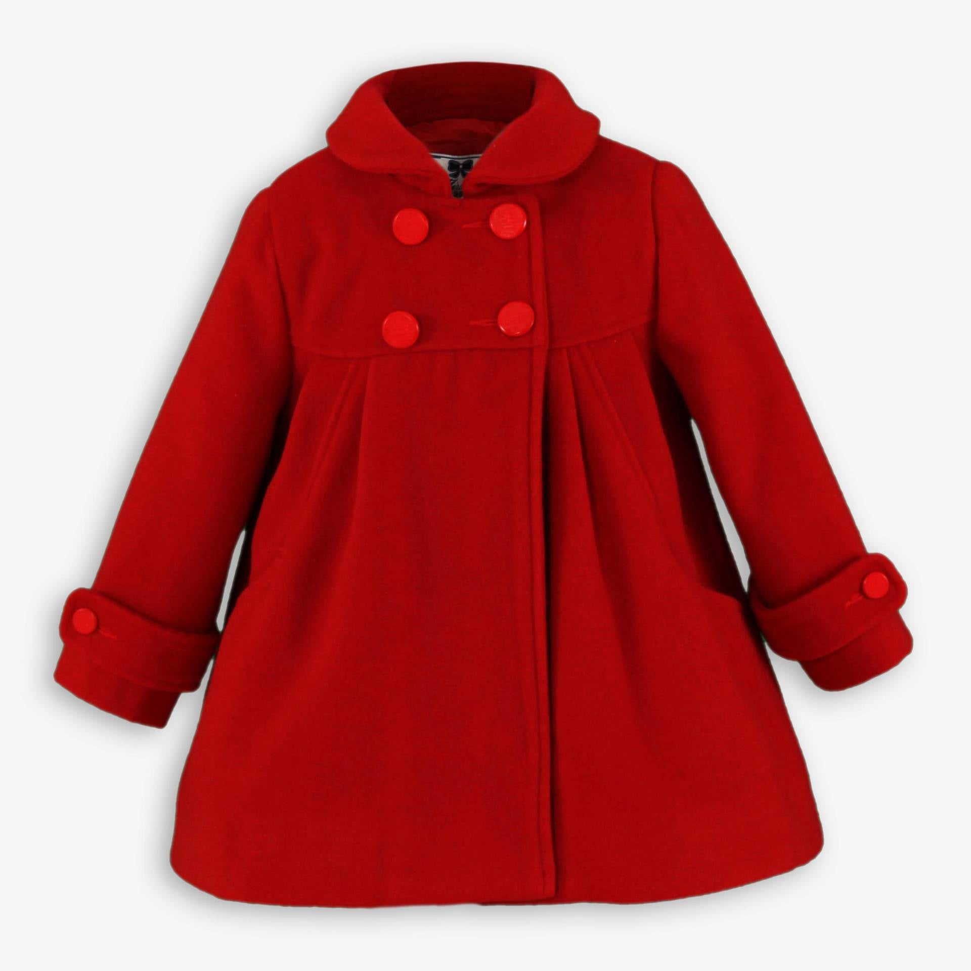 Abrigo bebe niña Rojo Miranda 0158
