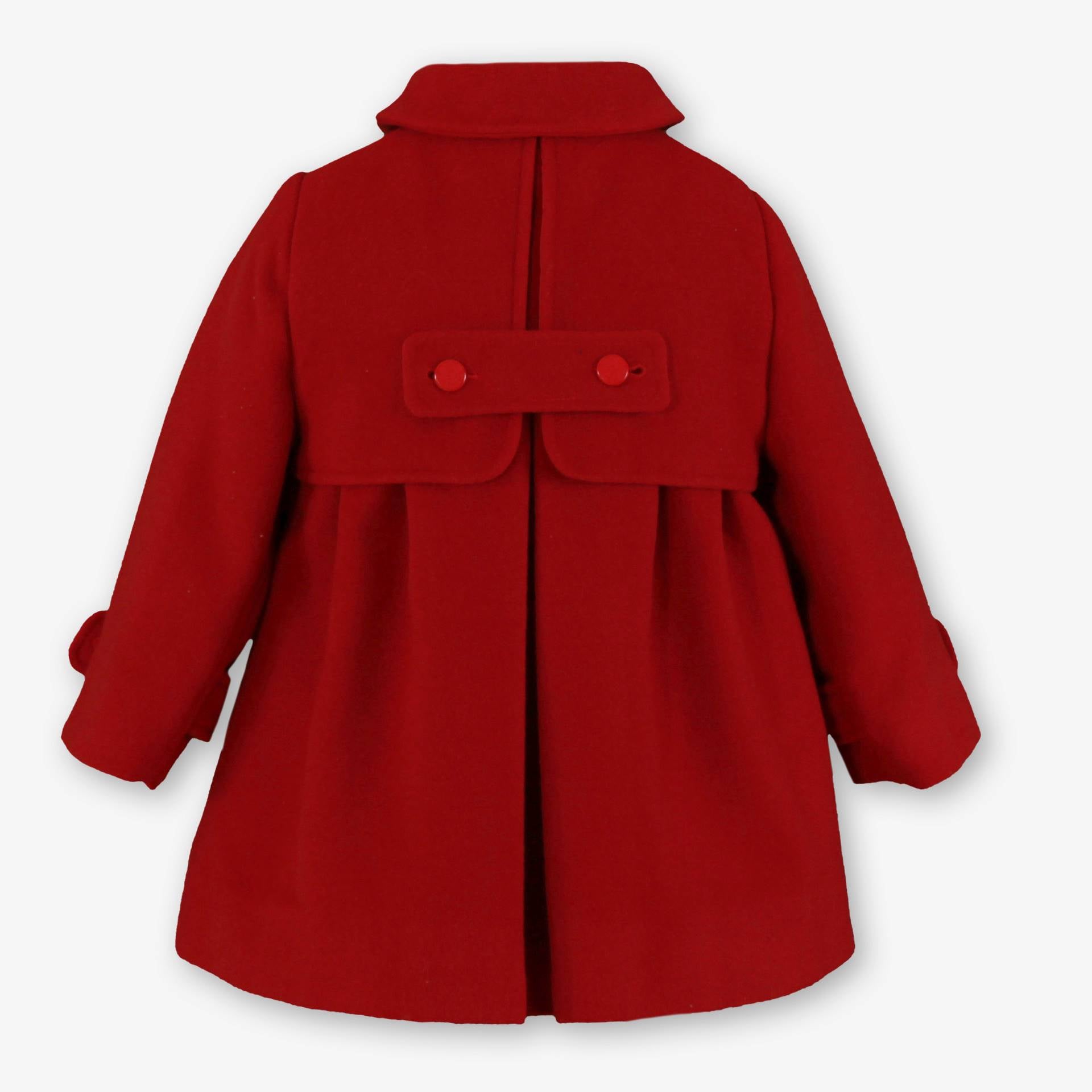 Abrigo bebe niña Rojo Miranda 0158 - La boutique de AyA Miranda